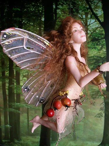 Как выглядит настоящая фея Chicorydell : artiste en sculpture miniature Tali Bellule Lilibeth Mandareve b
