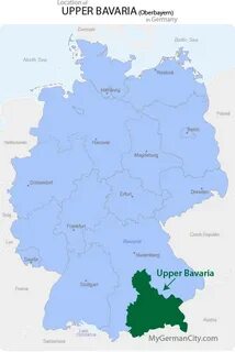 Бавария на карте