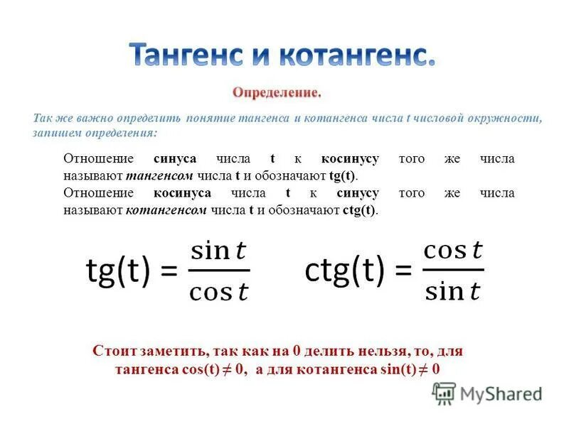 Понятие синуса числа. Соотношение тангенса и котангенса. Синус и косинус числа. Синус косинус тангенс числа. Сумма тангенсов равна произведению тангенсов