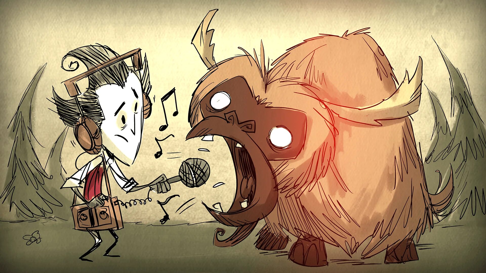 Don t appear. Бифало don't Starve. Крампус don't Starve. Крампус don't Starve together.