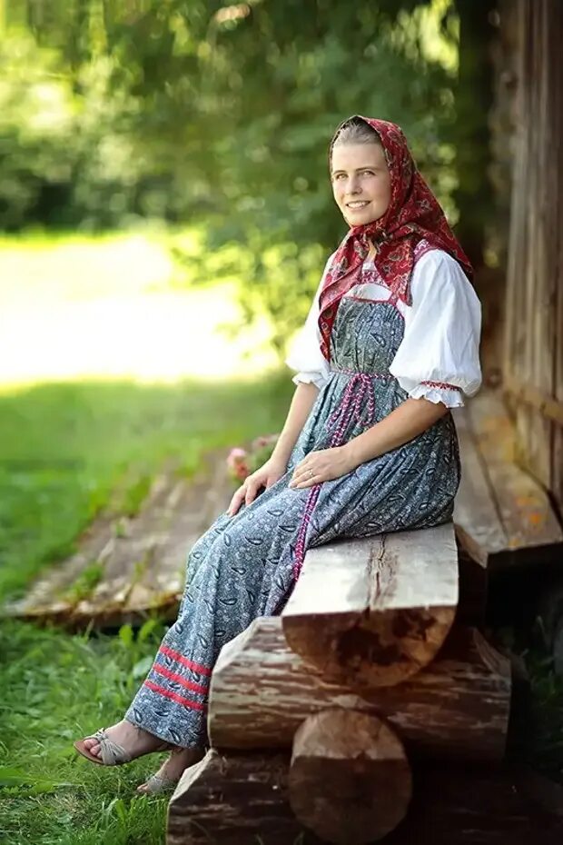 Деревенская скромница