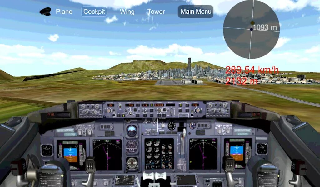 Flight world simulator