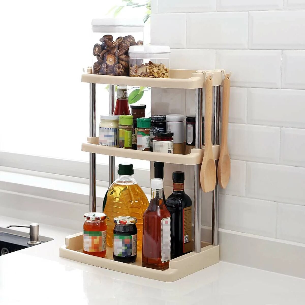 Озон полку для кухни. Этажерка Kitchen Organizer. Органайзер для кухни Kitchen Shelf. Многофункциональная полка Storage Rack. Полочка органайзер для кухни.