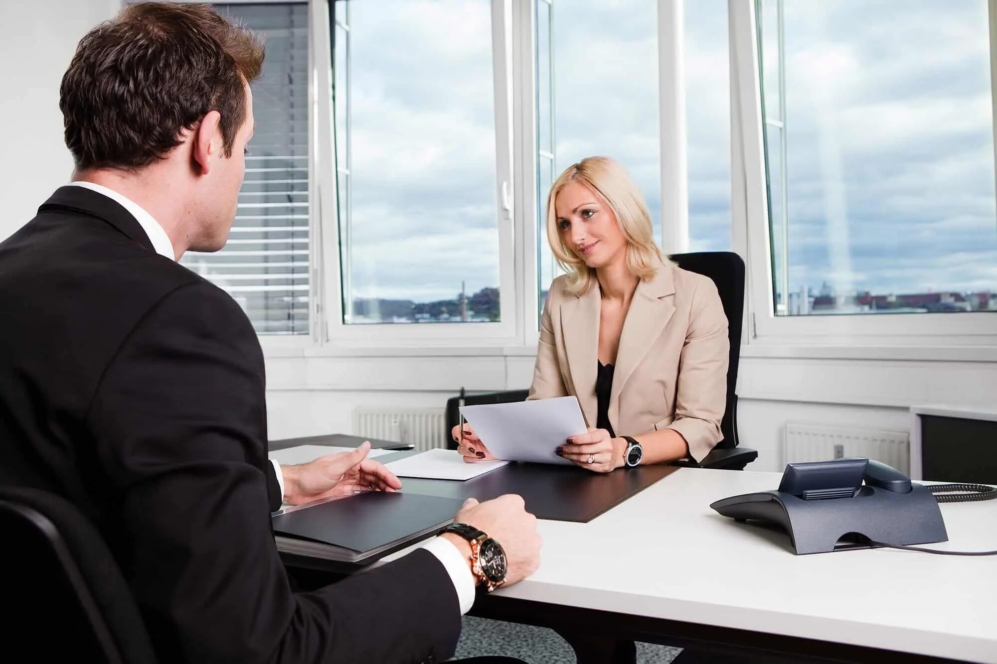 Interview applying for a job
