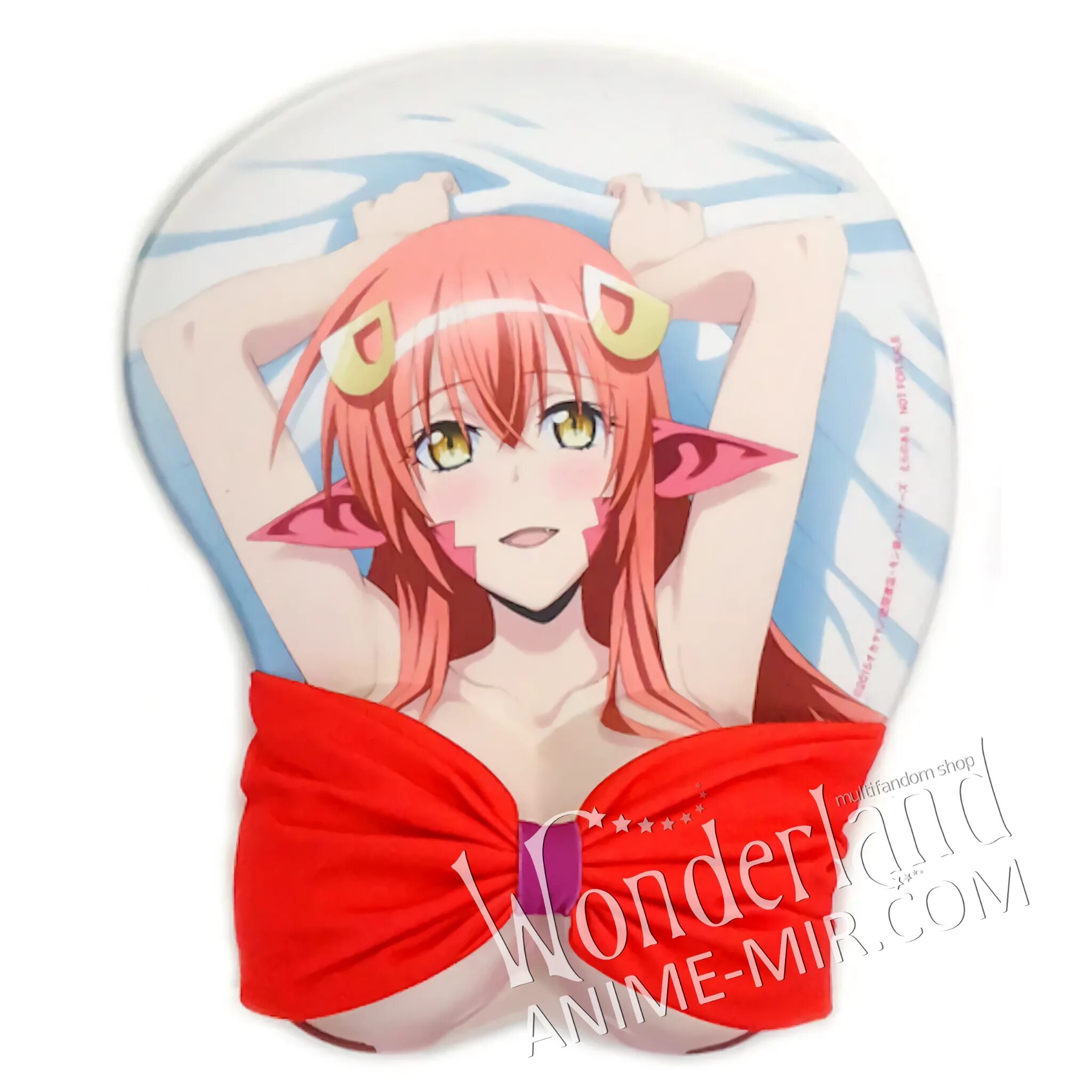 Miia Monster Musume дакимакура. Миа девушки монстры.