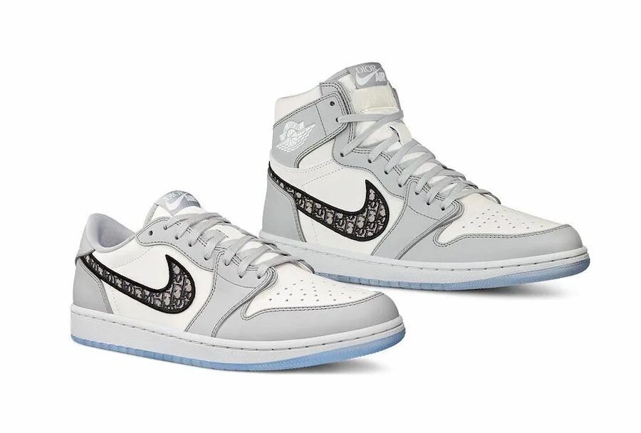 Nike Air Jordan 1 High og Dior Grey/White. Dior x Nike Air Jordan 1. Air Jordan 1 Dior. Dior x Air Jordan 1 High.