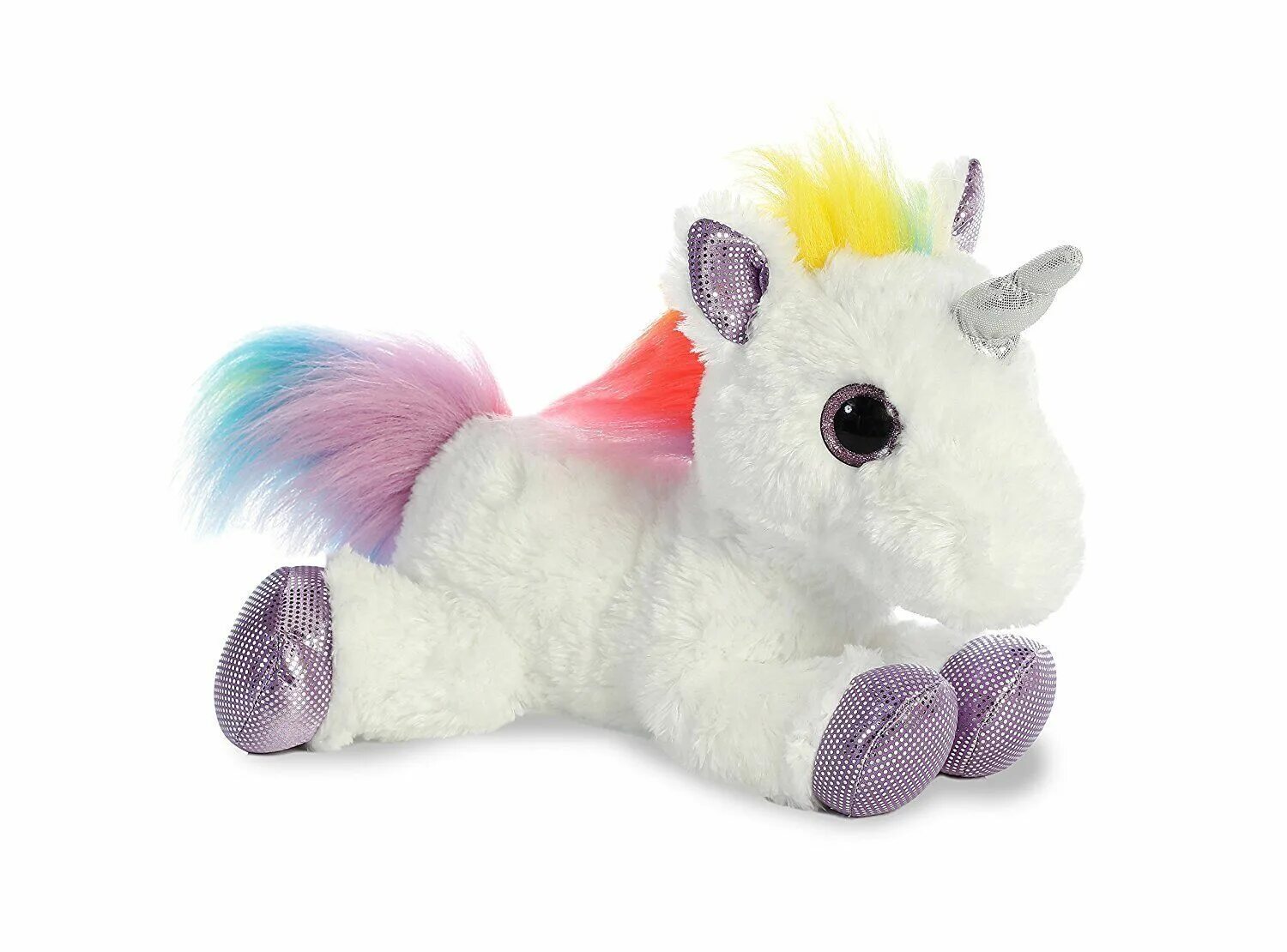 Купить мягкого единорога. Aurora игрушка Единорожка. Мягкая игрушка Единорог Aurora. Игрушка мягкая Aurora Единорог белый. Rainbow Unicorn игрушка.