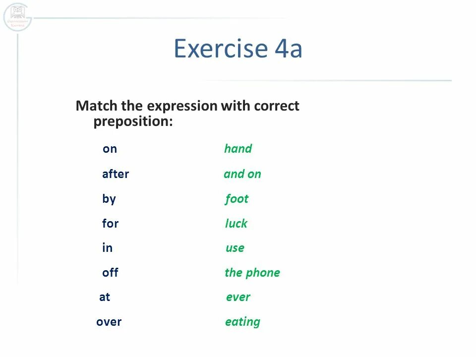 Insert prepositions consulting the text. Insert prepositions consulting the text