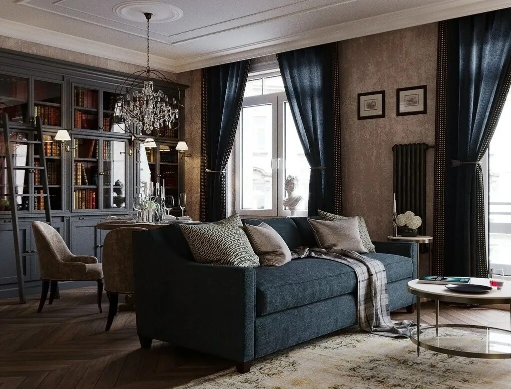 Квартира в Санкт-Петербурге. Проект Marina Filippova Designs. #adrussia #spb #di