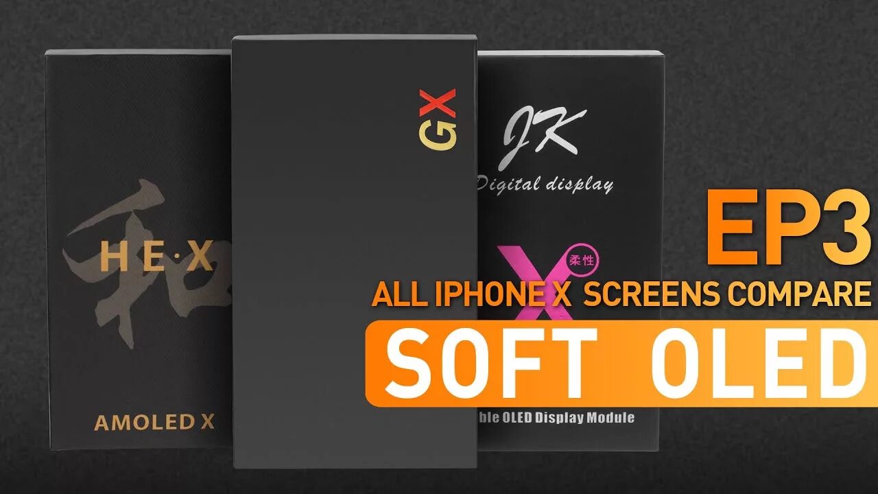 Soft oled. Дисплей oled soft gx в каких коробках. отличие soft oled от hex.