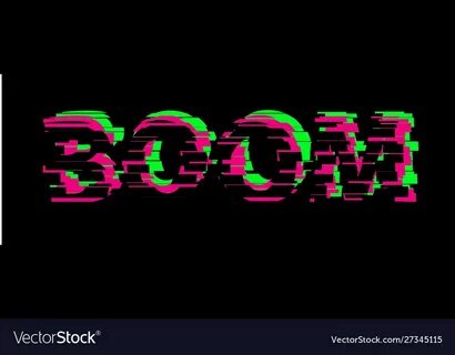 Глитч текст