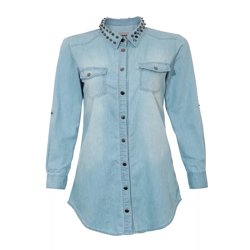 удлинённая джинсовая рубашка. джинсовая рубашка на кнопках. джинсовая рубашка на кнопках. джинсовая рубашка. рубашки conver.
