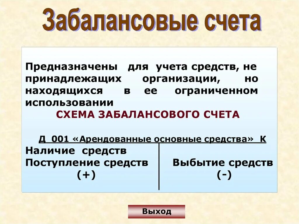 Забалансовые счета предназначены для учета. Особенности забалансовых счетов. Сущность забалансовых счетов. Учет на забалансовых счетах. Номер забалансовых счетов