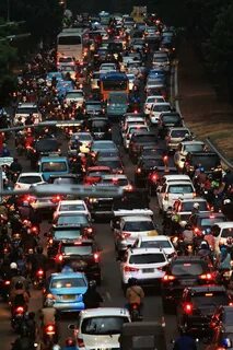 Crowded traffic