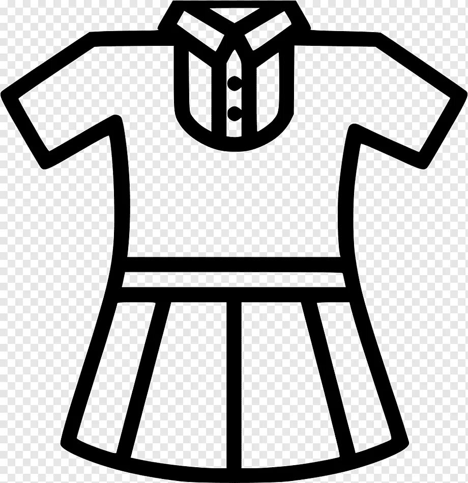 Одежда иконка. Символ платья. Школьная форма иконка. Нарисовать школьное платье.