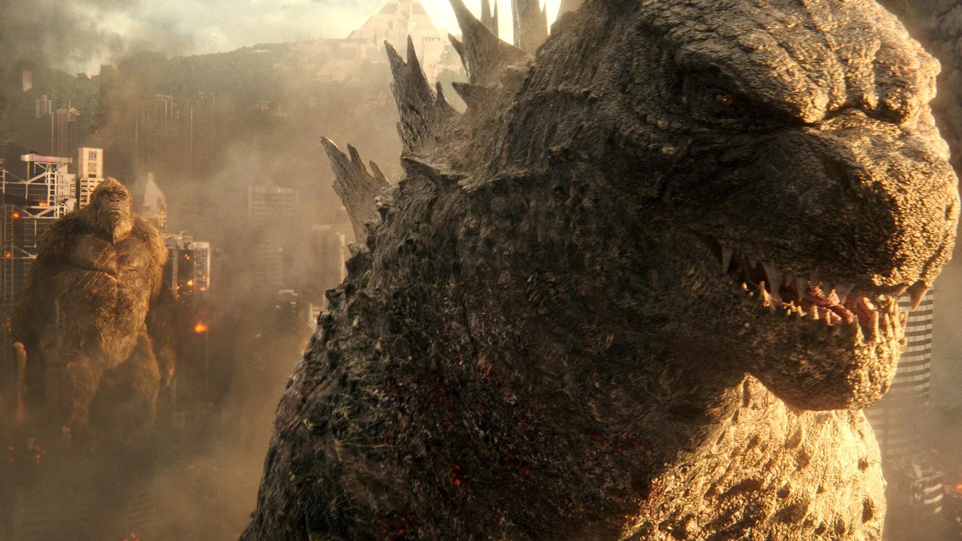 Godzilla and kong
