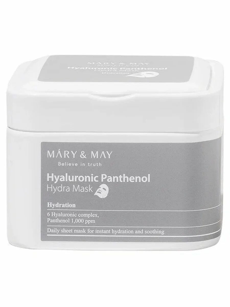 Mary May Hyaluronic Panthenol hydra Mask. Mary&May Hyaluronic Panthenol hydra Mask 30 шт. Mary&May Hyaluronic Panthenol hydra Mask набор тканевых масок c пантенолом. Набор тканевых масок с пантенолом Mary & May 400g. Маска 30.03 2024