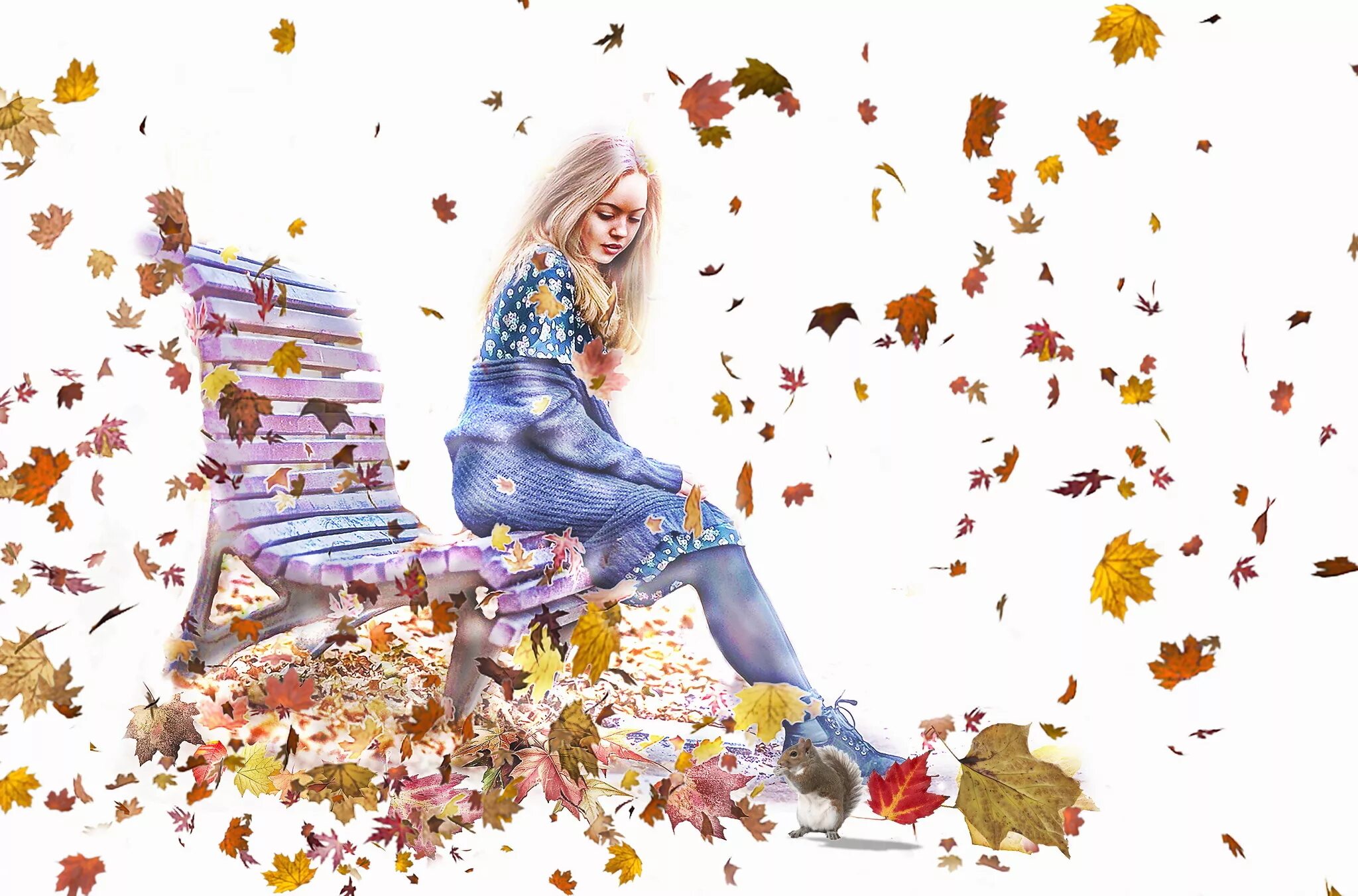 Песня листья кружит ветер. Осень. Осенний листопад. Осень иллюстрации. Девушка осень.