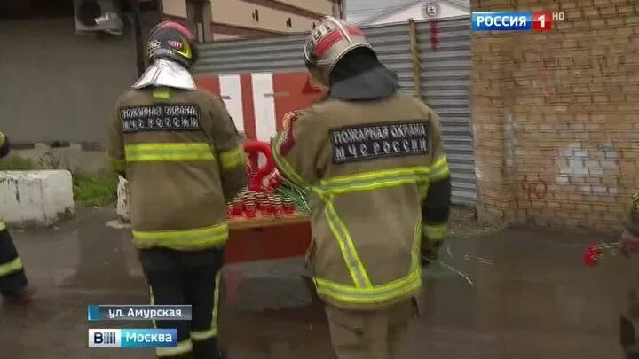 Пожар в Гольяново. Цвет Московского пожара. Тушение складских помещений. Гольяново склад.