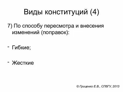 Писанная конституция