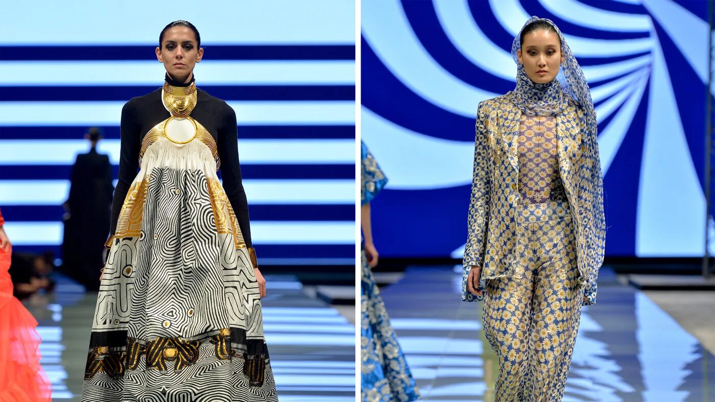 Показ купальников. Показ бикини 2022. Робин хольцкен в бикини. Показ купальников в саудовской аравии. Арабские дизайнеры одежды.