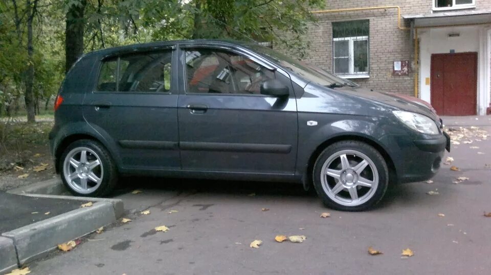 Диски гетц. Hyundai getz на 16 дисках. хендай гетц р16.
