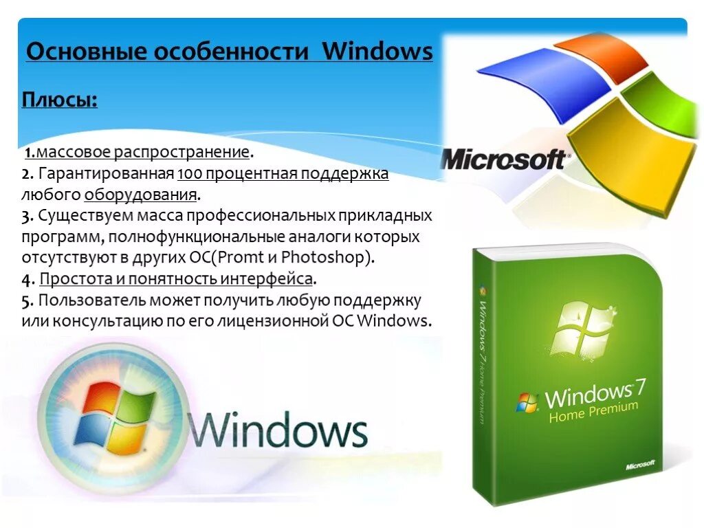 Все ос windows. Операционная система виндовс. Характеристика операционной системы Windows. Операционная система Window’s. Основные ОС виндовс