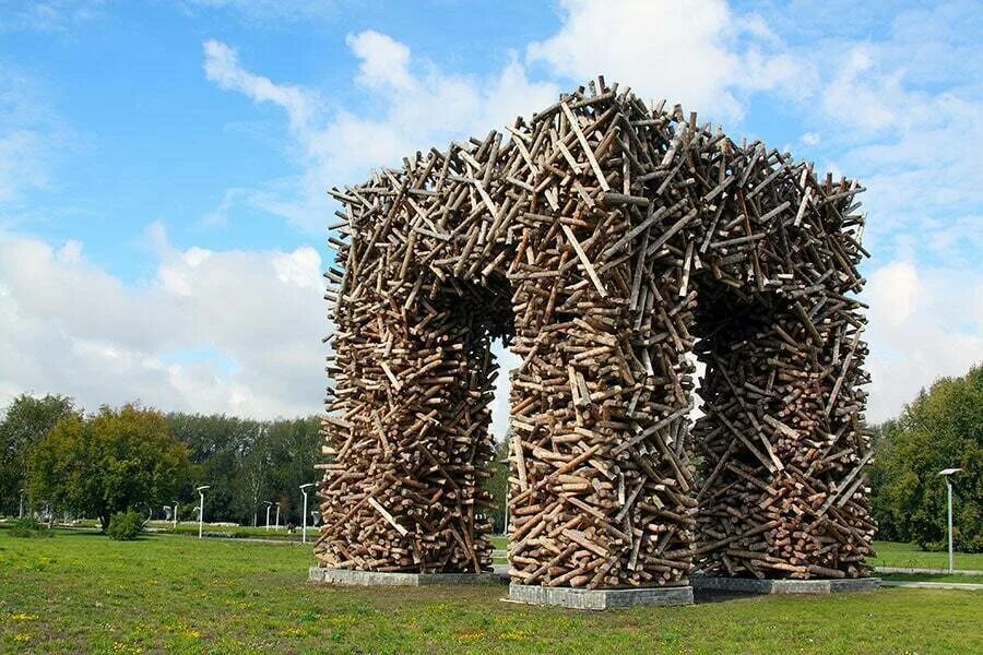 Картинки БУКВА П В ПЕРМИ ИЗ БРЕВЕН