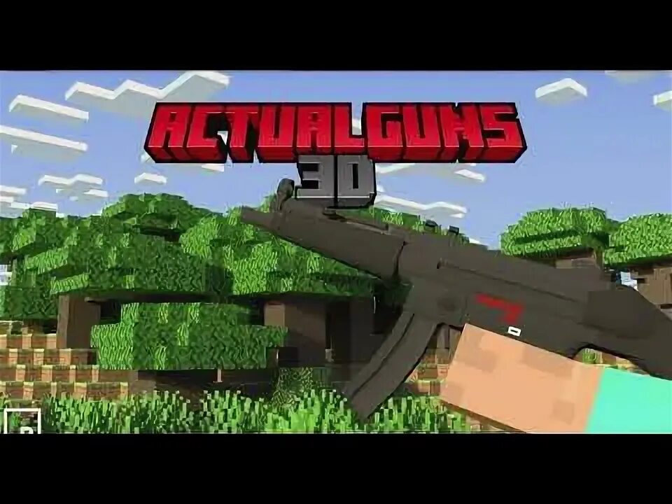 Mc gun. Мод Guns 3d Minecraft pe. Actual Guns 3d майнкрафт. Мод на 3д оружие для МКПЕ. Мод на 3д оружие в майнкрафт пе.