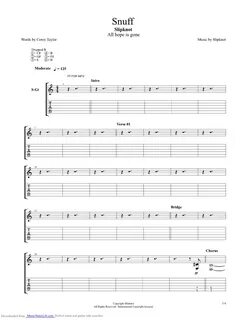 Slipknot tabs