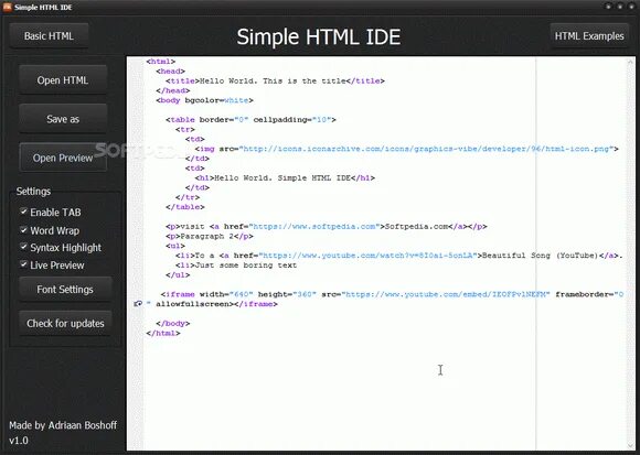 Html ide. Простой сайт на html. CSS ide. CSS simple.