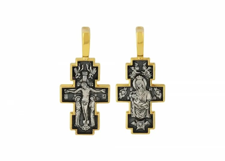 крест серебро с золотом. крест нательный мужской. николай чудотворец. крестик серебро с золотым распятием. крестик золото с серебром.