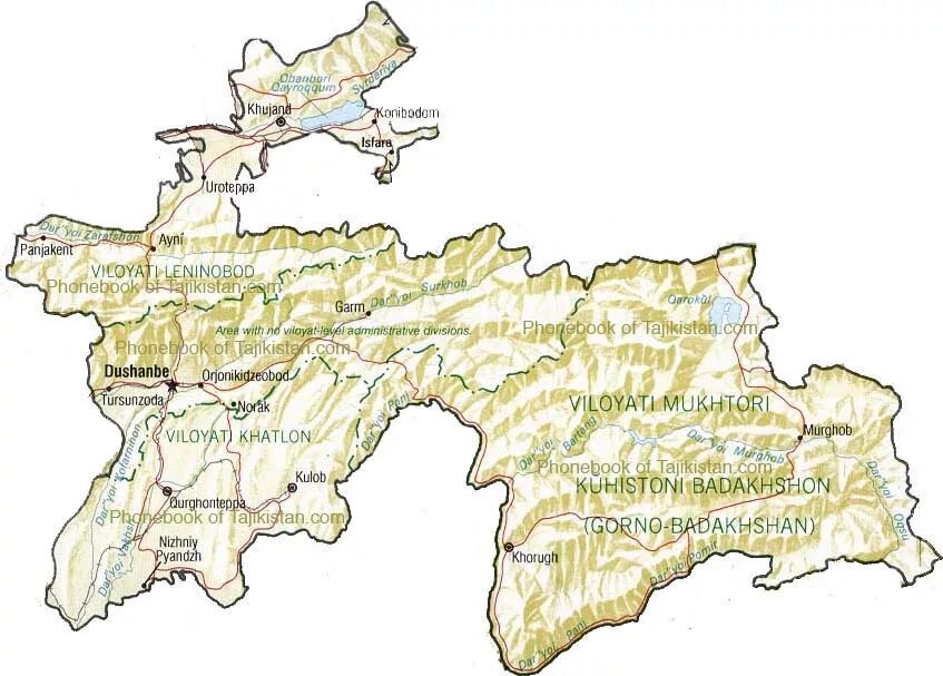 Районы Хатлонской области Таджикистана. Карта рельефа Таджикистана. Карта яванский район Таджикистан. Карта Хатлонской области Таджикистана.