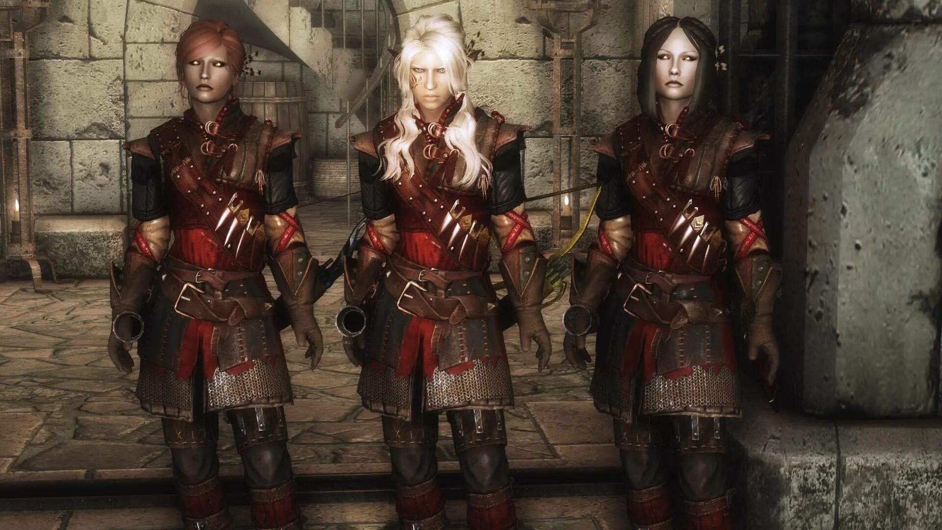 Красная броня. Багровая броня. Skyrim crimson ranger armor. Скайрим броня unp. Багровая броня.