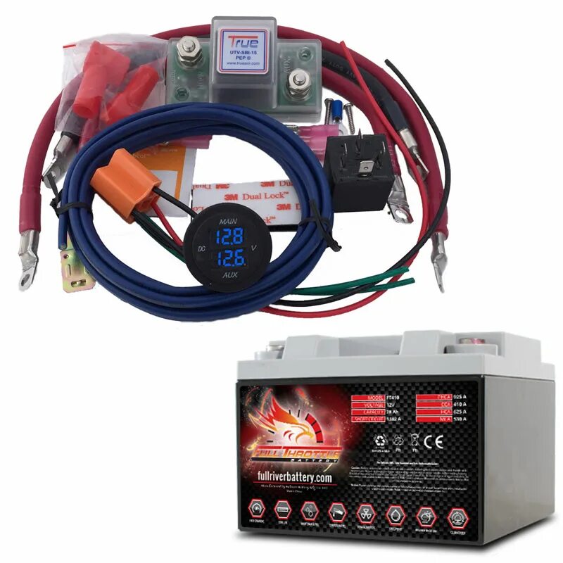 Battery Kit #2 p/n 99-587100-10 (опционально). Savet Dual Battery. BRP Dual Pump. Battery kit