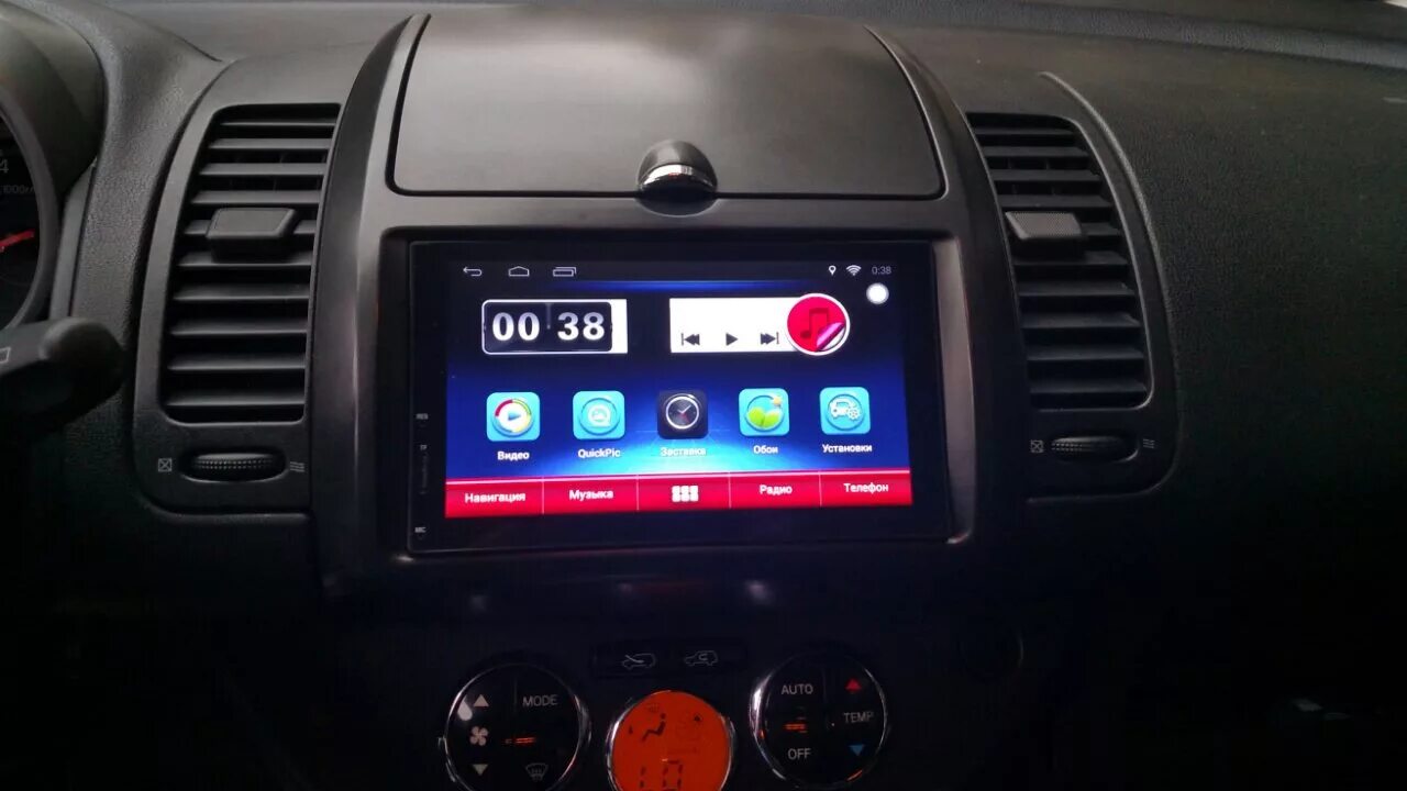 Магнитола андроид ниссан ноут. Nissan Note 2din. Магнитола 2 din на Nissan Note.