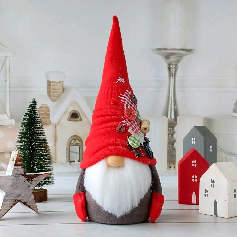 Новогодние гномы. Новогодние интерьерные гномы. Новогодние гномики своими руками. Новогодние гномики. Новогодние гномы.