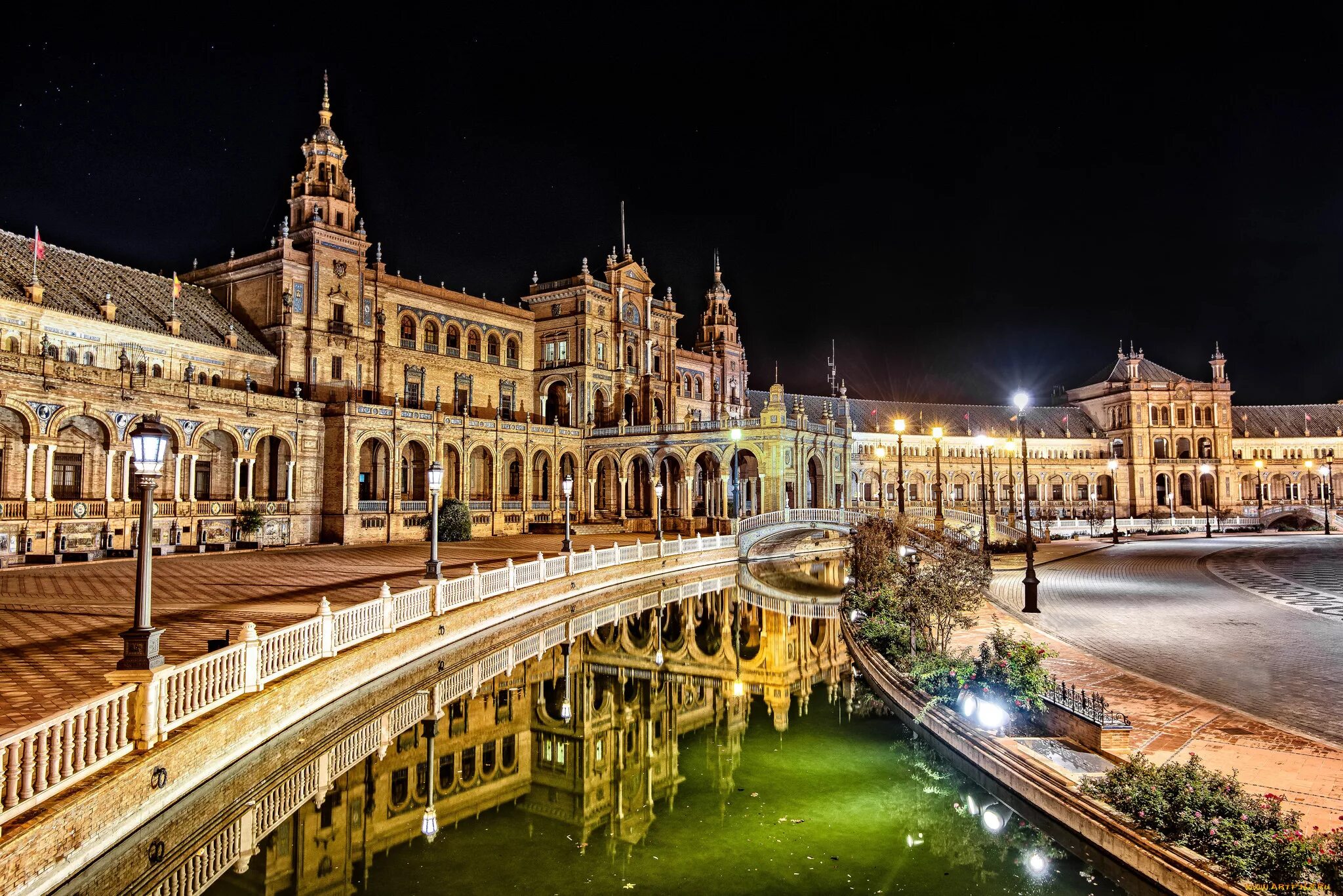 Севилья город в испании. Севилья испания панорама. spain square (seville). севилья площадь испании ночью. севилья панорама города.