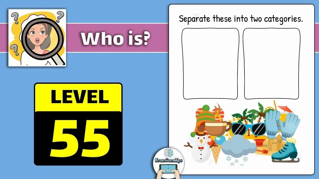 Как пройти уровень 55 brain. Игра who is 47 уровень. игра who is ответы. игра who is уровень 17. who is рассортируйте вещи.