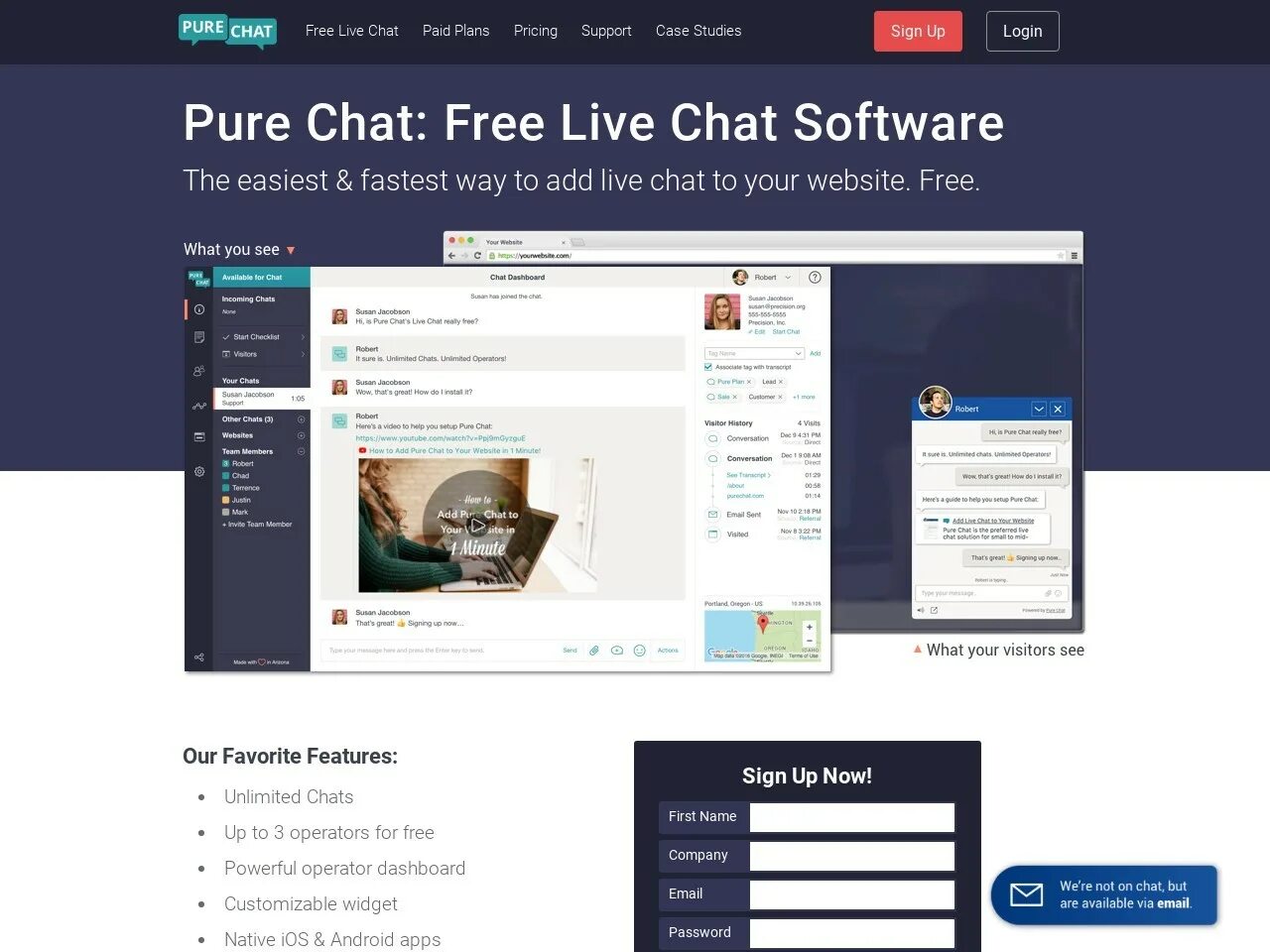 Chatting websites