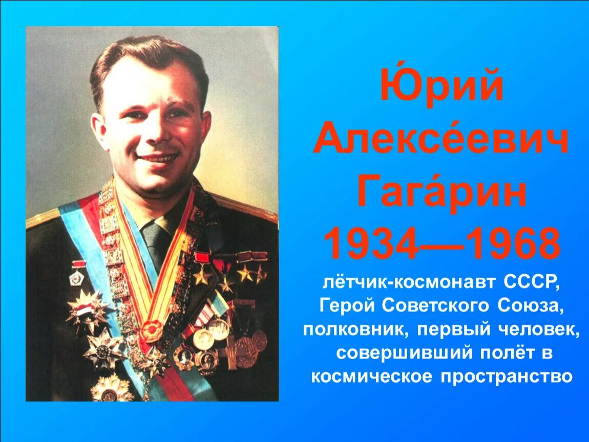 Когда родился гагарин космонавт