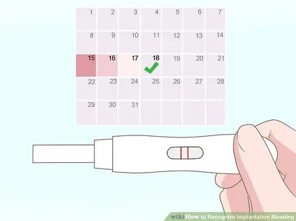 Имплантационное кровотечение сколько дней