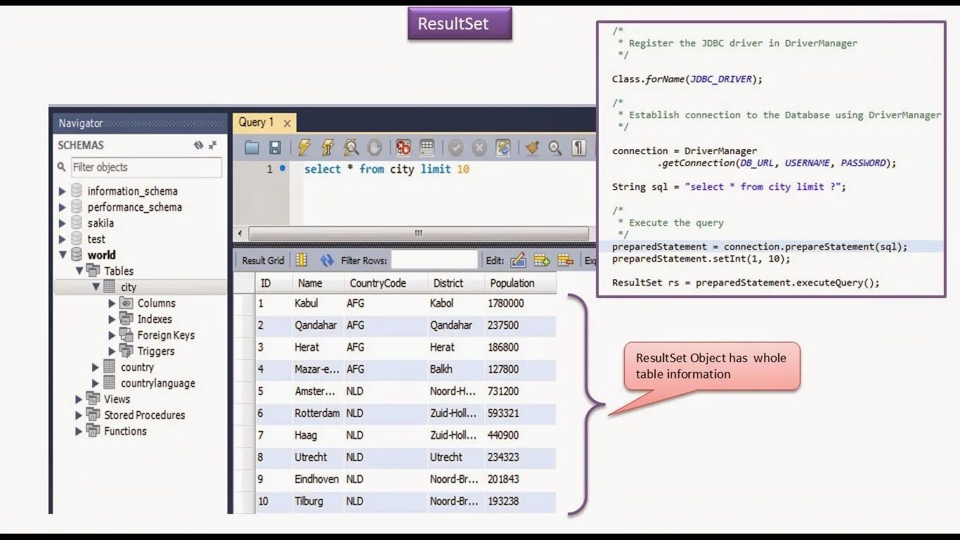 Resultset java. Resultset java пример. resultset java методы. как можно запрашивать значения столбцов в resultset?.