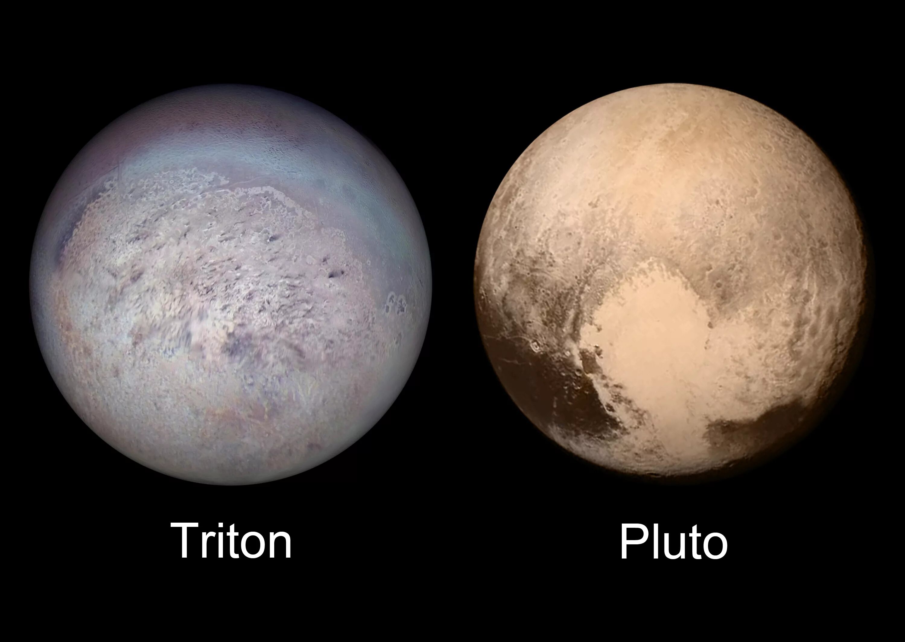 Планета нептун и плутон. Тритон Спутник Нептуна. Спутник Плутона Тритон. Плутон и Тритон. Нептун Планета спутники Тритон.