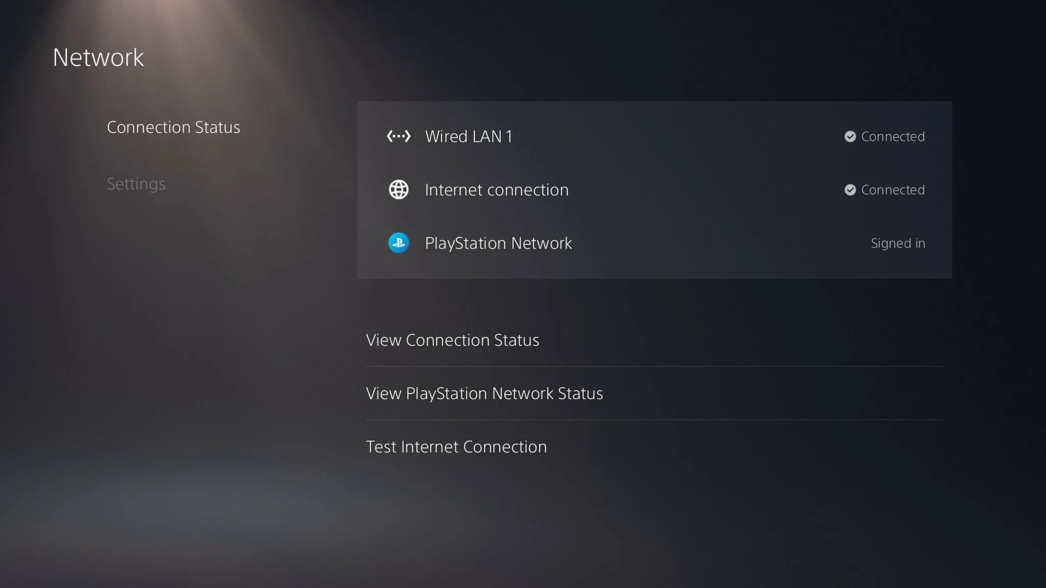 Stat connection. Playstation 4 меню настроек сеть. сетевые настройки playstation network. меню настройки в пс5. подключение к psn.