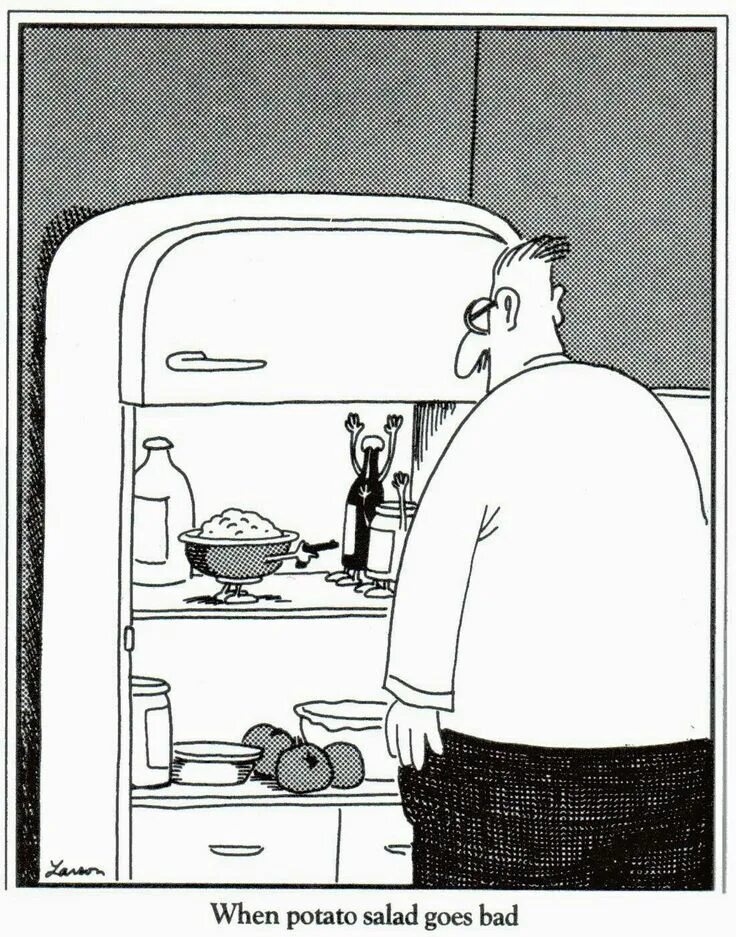 Холодильник карикатура. Кулинария карикатура. The far Side карикатуры. Гэри Ларсон карикатурист. Further side