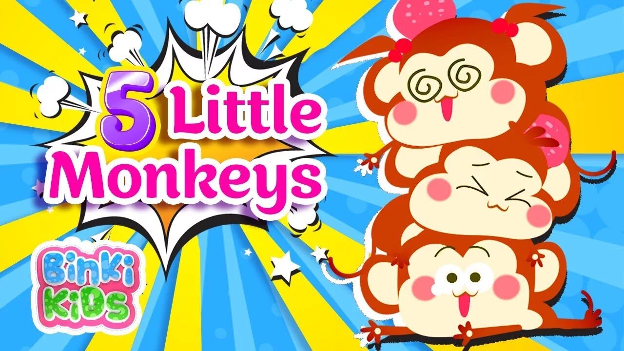 Включи видео little monkey. Five little monkeys cocomelon. five little monkeys nursery rhymes. little fox five little monkeys. abc song for kids обезьянки.