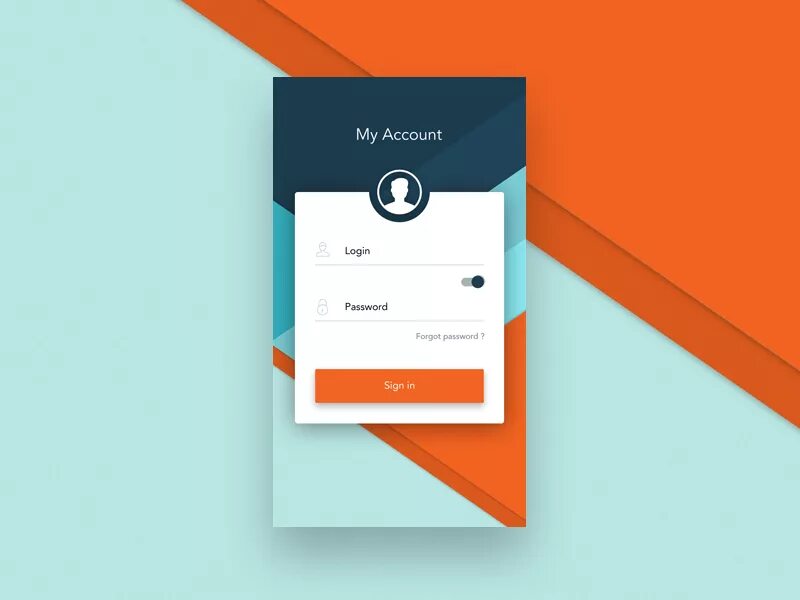 Авторизация в мобильном приложении. Авторизация material design. экран авторизации в приложении. форма авторизации в приложении. экран входа в приложение.