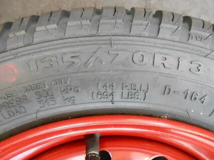 Найдите диаметр колеса 165 70 r13