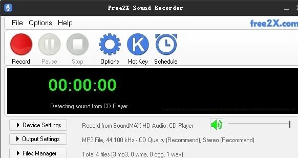 X recording